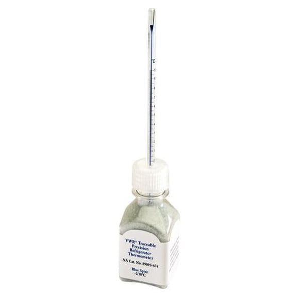 H-B Instrument Thermometer Laboratory Vwr -5 To 15C Spot Reading 4-29/32" Ea - 89095-676