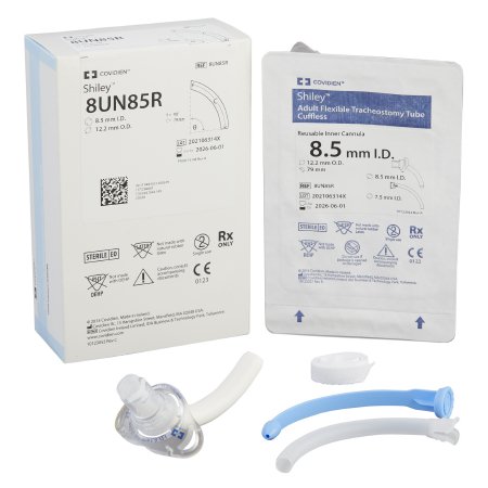 Shiley - Tracheostomy Tube Flexible Size 8 - 8UN85R