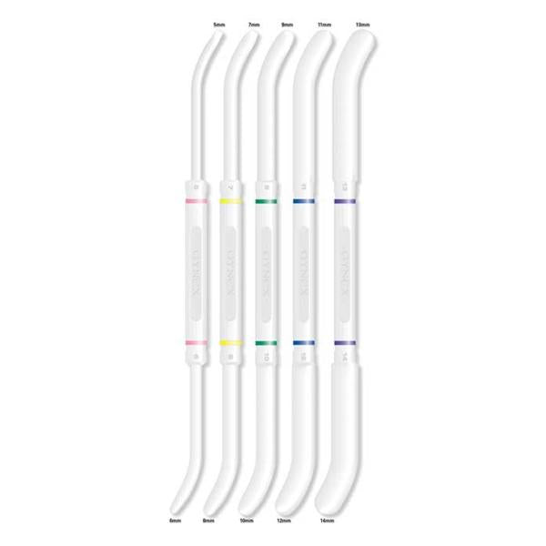 Gynex Corporation Dilator Cervical Dennis 27Cm 5-14Mm Set Of Five Double Ended Reusable Plastic Ea - 4230