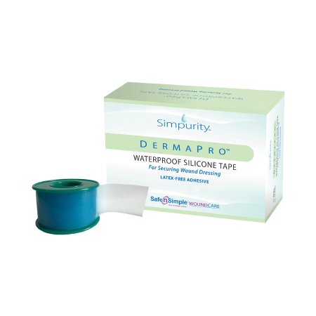 DermaPro - Medical Tape Waterproof Silicone 2 Inch X 5 Yard White NonSterile - SNS57232