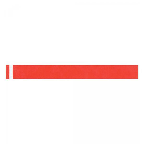 Precision Dynamics Corp. Wristband Identification Short Stay Tyvek Red Adult 1000/Box - 3005-16-PDR