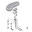 Midmark Corporation Armrest Accessory For 425/427 Physician Stool Shadow Gray Ea - 002-0275-232