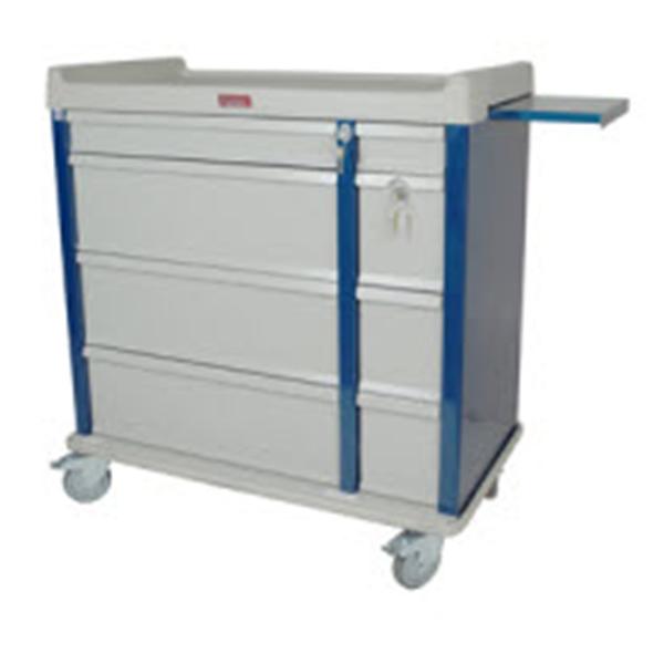 Harloff Manufacturing Cart Medication Optimal Line 45-3/4X43X23-1/2" 4-5"Swvl Cstr Ea - AL600PC