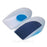 Pedifix Cup Recovery Gelstep Hl Silicone Women 4-7 Sft Ctr Spt White/Blue Sz Sm 1/Pair - 5025-C