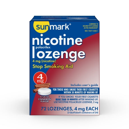 McKesson - Stop Smoking Aid 4 mg Strength Lozenge - 70677008801