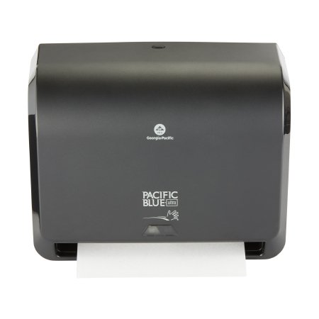Pacific Blue Ultra - Paper Towel Dispenser Black Touch Free 1 Roll Wall Mount - 54518
