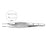 Miltex Suture Tying Forceps Jarit Castroviejo 4-1/4 Inch Length Or Grade Stainless Steel Nonsterile Nonlocking Serrated Wide Thumb Handle Straight 0.9 Mm Wide Tips With 1 X 2 Teeth - 355-162