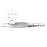 Jarit - Suture Tying Forceps Castroviejo 4-1/4 Inch Length OR Grade Stainless Steel NonSterile NonLocking Serrated Wide Thumb Handle Straight 0.9 mm Wide Tips with 1 X 2 Teeth - 355162