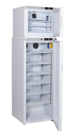 ABS - Refrigerator / Freezer Pharmaceutical 12 cu.ft. 2 Solid Swing Doors Automatic Defrost - Horizon Scientific - PH-ABT-HC-RFC12A-CAD
