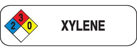 Market Lab Label, Xylene (250/Pk) - 747