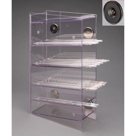 Poltex Pipette Holder 5 Pocket, 5 X 11-1/3 X 18-3/4 Inch For Serological Pipettes - PGSERPIP5-M