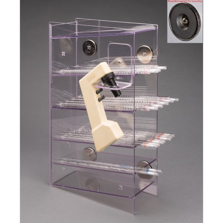 Poltex Pipette Holder 5 Pocket, 5 X 11-1/3 X 18-3/4 Inch For Serological Pipettes - PGSERPIP5-M-BRK