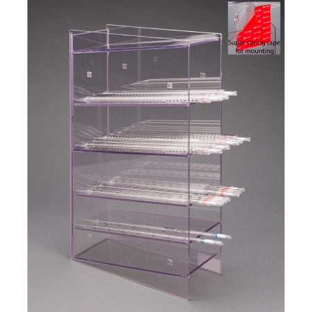 Poltex Pipette Holder 5 Pocket, 5 X 11-1/3 X 18-3/4 Inch For Serological Pipettes - PGSERPIP5-T