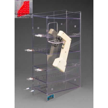 Poltex Pipette Holder 5 Pocket, 5 X 11-1/3 X 18-3/4 Inch For Serological Pipettes - PGSERPIP5-T-BRK