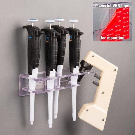 Poltex Bracket, Pipette Cntrllr Key Hole Slot Mounts With Vhb Tape - HOODPIPS-T