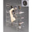 Poltex - Pipette Holder 4 Pocket, 4-1/4 X 11 X 16 Inch, Magnet Mount For Serological Pipettes - RGSRPIPAC-M-BRK