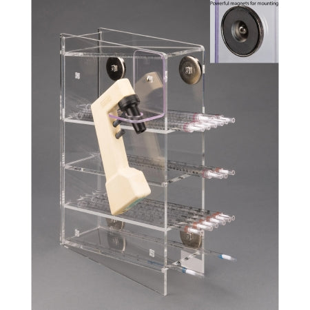 Poltex - Pipette Holder 4 Pocket, 4-1/4 X 11 X 16 Inch, Magnet Mount For Serological Pipettes - RGSRPIPAC-M-BRK