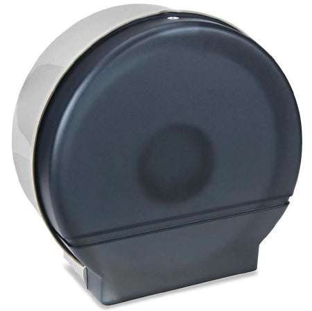 Uline - Toilet Tissue Dispenser Gray Plastic Manual Pull Single Roll Wall Mount - H-1127