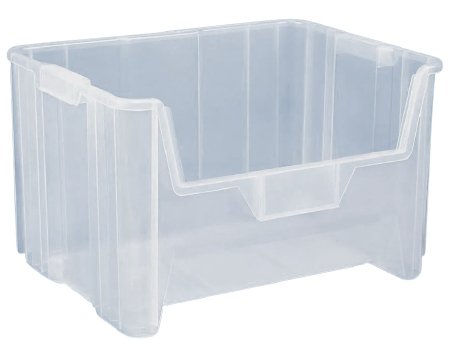 ULINE - Storage Bin Uline Clear Plastic 12-1/2 X 15 X 20 Inch - S-17886