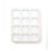 Marketlab Organizer Drawer 17-3/4X14-1/8X2-3/4" White Abs Plastic Each - 9585