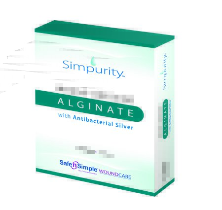 Safe N Simple Silver Alginate Dressing Simpurity 12 Inch Length Rope Sterile - SNS51712