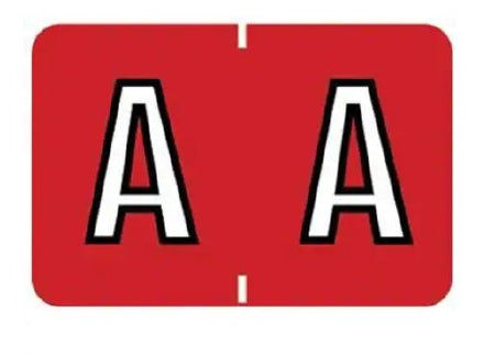 Medical Arts Press Pre-Printed Label Barkley Chart Tab E E Red 2 X 1-1/2 Inch - 901-34118