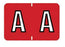 Medical Arts Press Pre-Printed Label Barkley Chart Tab E E Red 2 X 1-1/2 Inch - 901-34118