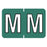 Barkley - Pre-Printed Label Chart Tab Dark Green Laminated R R White Alpha Series 5 X 1-1/2 Inch - 901-34131