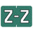 Medical Arts Press Pre-Printed Label Barkley Chart Tab Z Z Dark Green 11 X 1-1/2 Inch - 901-34144Q