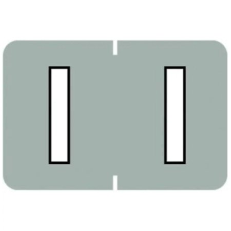 Barkley - Pre-Printed Label Chart Tab Teal Laminated I I White Alpha Series 18 X 1-1/2 Inch - 901-34126