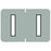 Barkley - Pre-Printed Label Chart Tab Teal Laminated I I White Alpha Series 18 X 1-1/2 Inch - 901-34126