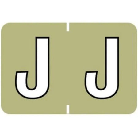 Medical Arts Press Pre-Printed Label Barkley Chart Tab J J Green 19 X 1-1/2 Inch - 901-34127