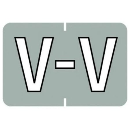 Medical Arts Press Pre-Printed Label Barkley Chart Tab V V Teal 25 X 1-1/2 Inch - 901-34140