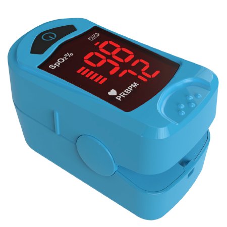 Roscoe Medical - Fingertip Pulse Oximeter Battery Operated Visual Alarm - FGR41800 0000