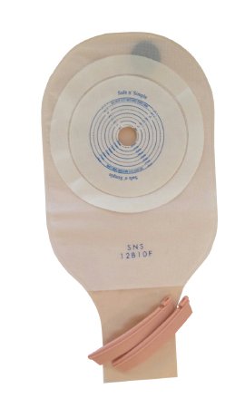 Safe N Simple Pouch, Drn 1Pc W/Filter/Bananaclip Opaque 12" (10/Bx 8Bx/Cs) - SNS12B10F