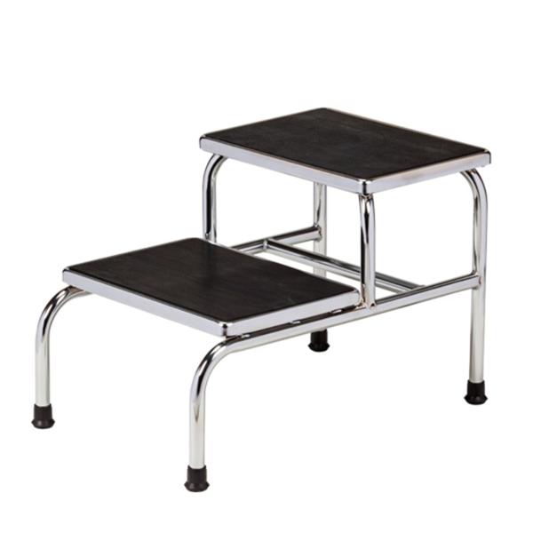 Clinton Industries. Stool Step Chrome 4 Leg 2 Step Ea - T-6842