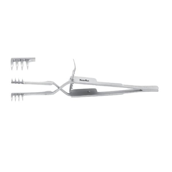 Miltex-Integra Retractor Meister-Hand 4" Sharp Prong Stainless Steel Ea - MH11-14