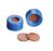 Dwk Life Sciences Wheaton Microliter Vial Closure Fep / Rubber Screw Cap With Septum Blue 9 Mm Nonsterile - 09-0020B