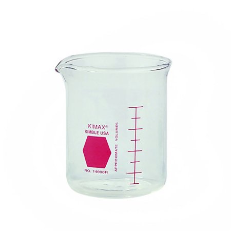 Dwk Life Sciences Beaker Kimble Kimax Colorware Griffin / Low Form Borosilicate Glass 250 Ml - 14000R-250