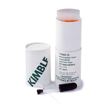 Dwk Life Sciences Micro Capillary Pipette Kimble 10 µl Nonsterile - 71900-10