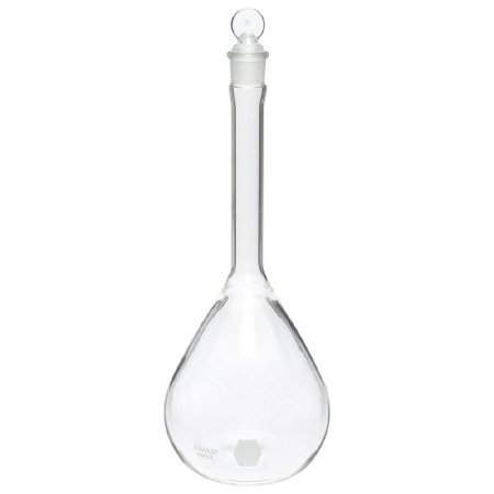 Kimble Kimax - Volumetric Flask Kimble KIMAX Class A / Wide Mouth Glass 1,000 mL (32 oz.) - 92812G-1000