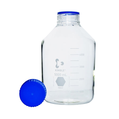 Kimble KIMAX GLS 80 - Media Storage Bottle Wide Mouth Borosilicate Glass 5,000 mL - 14393-5000