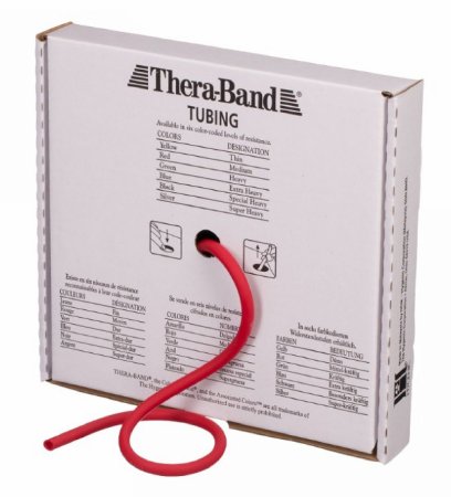 Performance Health Exercise Resistance Tubing Thera-Band Red 25 Foot Length Medium Resistance - 81184290