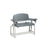 X Series - Bariatric Blood Drawing Chair Padded Flip up Arms Gunmetal Gray - 40130-GU