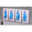 Poltex Glove Box Holder Magnet Mounted 4-Box Capacity Clear 10-1/4 W X 3-3/4 D X 20 H Inch Petg - 4GBSHORT-M