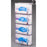 Poltex Glove Box Holder Magnet Mounted 4-Box Capacity Clear 10-1/4 W X 3-3/4 D X 20 H Inch Petg - 4GBST-M