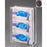Poltex Glove Box Holder Magnet Mounted 3-Box Capacity Clear 10-1/4 W X 3-3/4 D X 15 H Inch Acrylic - ACGB3-M