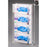 Poltex Glove Box Holder Magnet Mounted 4-Box Capacity Clear 10-1/4 W X 3-3/4 D X 20 H Inch Acrylic - ACGB4-M