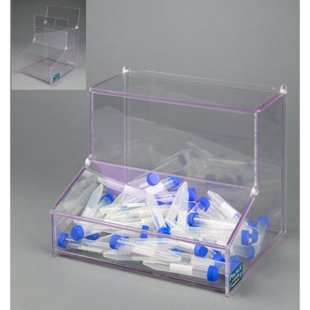 Poltex - Benchtop Single Storage Bin Clear PETG 10 X 10 X 12 Inch - BIN12