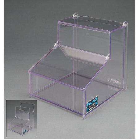 Poltex - Benchtop Single Storage Bin Clear PETG 7 X 7 X 7 Inch - BIN7